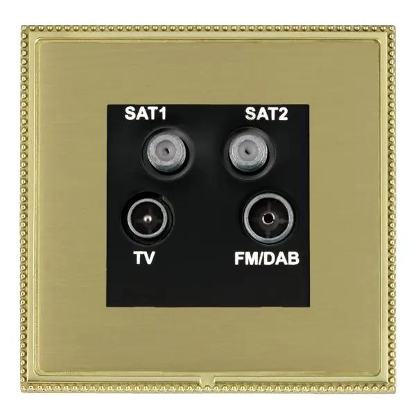 L-Per CFX PB/SB No-Isolat TV+FM+2XSAT BL