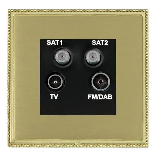L-Per CFX PB/SB No-Isolat TV+FM+2XSAT BL