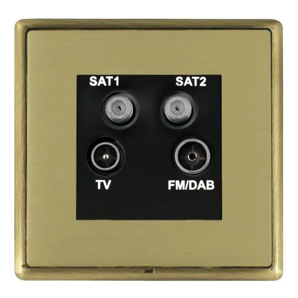 L-Ron CFX AB/SB No-Isolat TV+FM+2XSAT BL