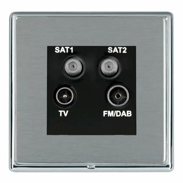 L-Ron CFX BC/SS No-Isolat TV+FM+2XSAT BL