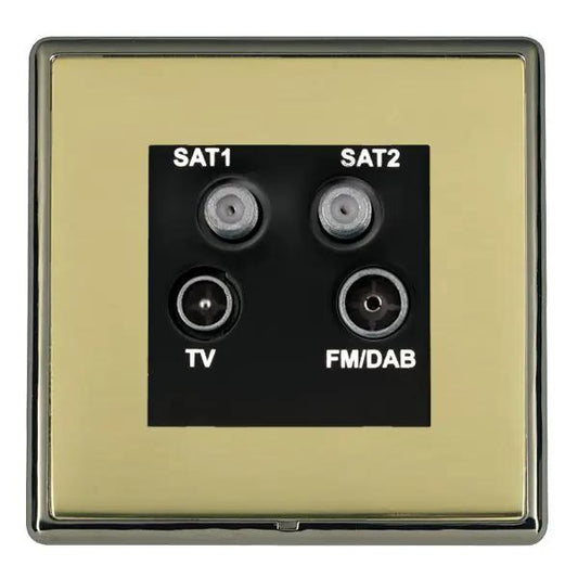 L-Ron CFX BK/PB No-Isolat TV+FM+2XSAT BL