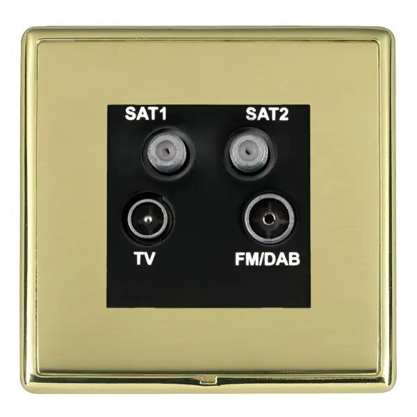 L-Ron CFX PB/PB No-Isolat TV+FM+2XSAT BL