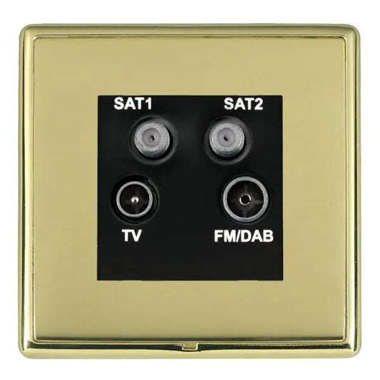 L-Ron CFX PB/PB No-Isolat TV+FM+2XSAT BL