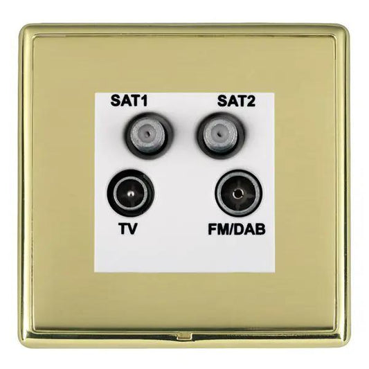 L-Ron CFX PB/PB No-Isolat TV+FM+2XSAT WH