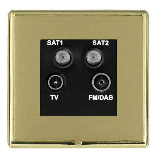 L-Ron CFX PB/SB No-Isolat TV+FM+2XSAT BL