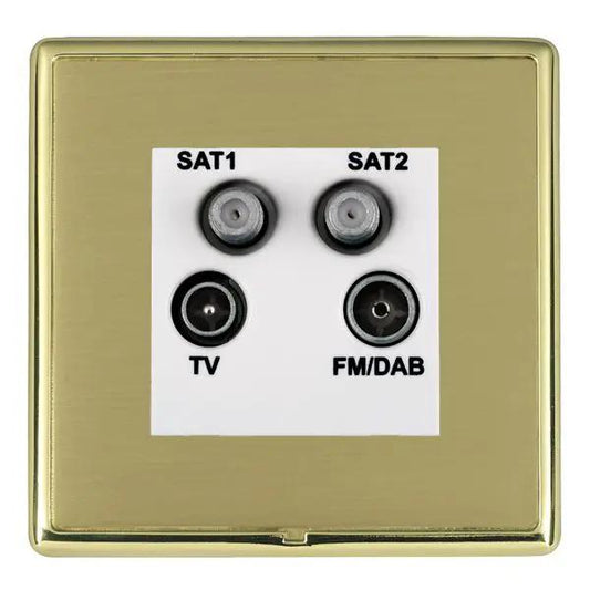 L-Ron CFX PB/SB No-Isolat TV+FM+2XSAT WH