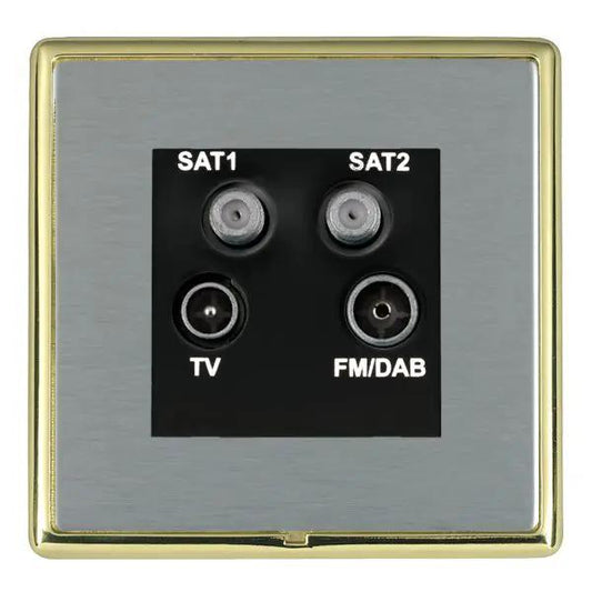L-Ron CFX PB/SS No-Isolat TV+FM+2XSAT BL
