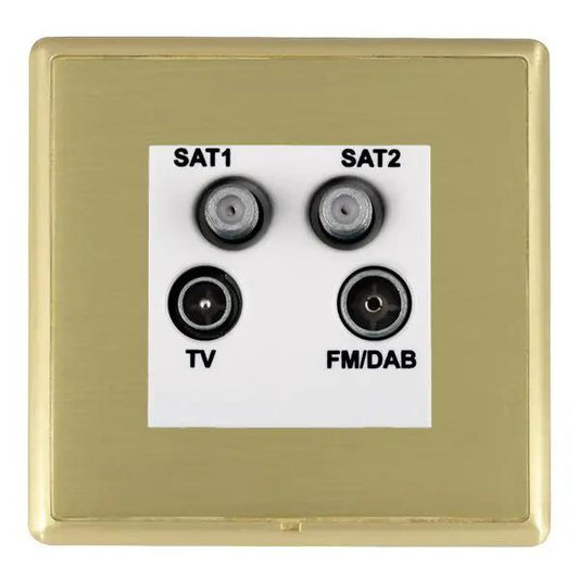 L-Ron CFX SB/SB No-Isolat TV+FM+2XSAT WH