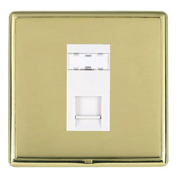 L-Ron CFX PB/PB 1g RJ45 CAT5E Unsheld WH