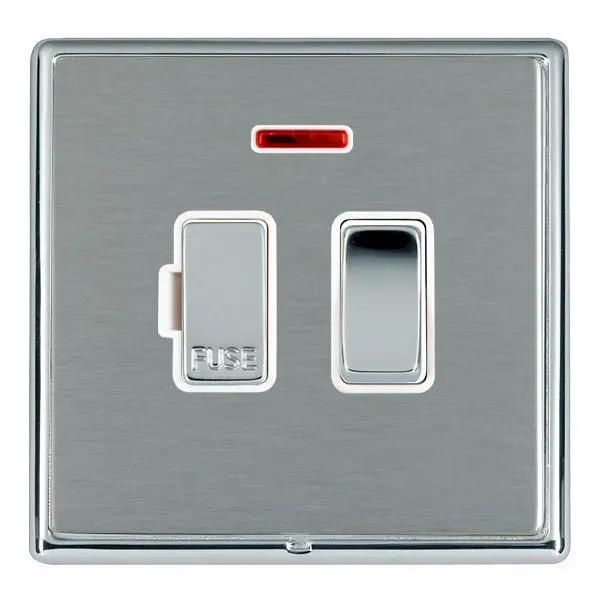 L-Ron CFX BC/SS Fuse Sp(DP)+N 13A BC/WH