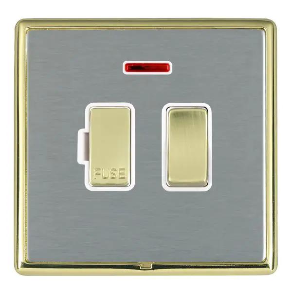 L-Ron CFX PB/SS Fuse Sp(DP)+N 13A PB/WH