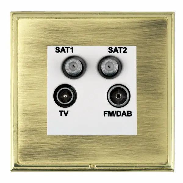 L-Sca CFX PB/AB No-Isolat TV+FM+2XSAT WH
