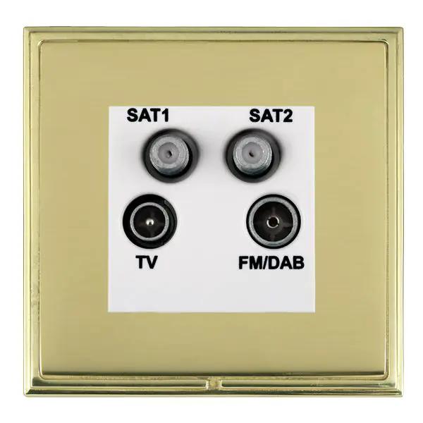 L-Sca CFX PB/PB No-Isolat TV+FM+2XSAT WH