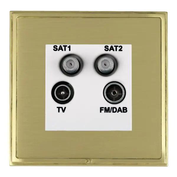 L-Sca CFX SB/SB No-Isolat TV+FM+2XSAT WH