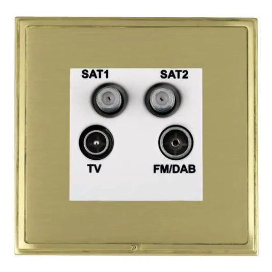 L-Sca CFX SB/SB No-Isolat TV+FM+2XSAT WH