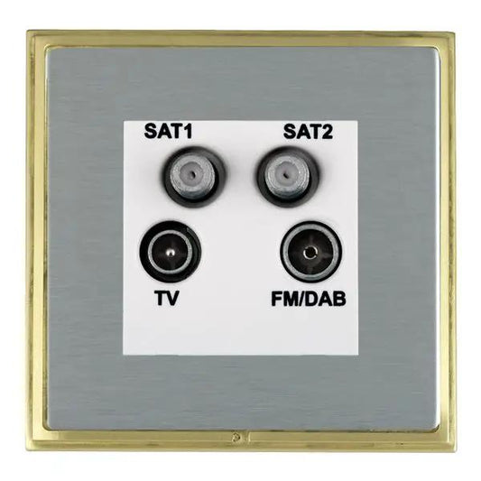 L-Sca CFX SB/SS No-Isolat TV+FM+2XSAT WH