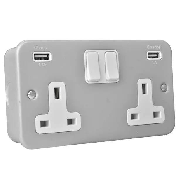 Metalclad SP SS2 + USBx2 WH/WH