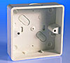 back box MK ESU241 1 Gang Round Corner PVC Surface Box with 20mm KO - Back Box back box MK ESU241 1 Gang Round Corner PVC Surface Box with 20mm KO Back Box