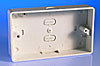 back box MK ESU242 2 Gang Round Corner PVC Surface Box with 20mm KO - Back Box back box MK ESU242 2 Gang Round Corner PVC Surface Box with 20mm KO Back Box
