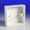 back box MK ESU261 1 Gang Square Corner PVC Surface Box with 20mm KO - Back Box back box MK ESU261 1 Gang Square Corner PVC Surface Box with 20mm KO Back Box