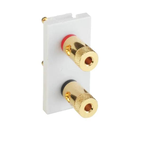 E/Fix 2XGold Binding Post Skt 25x50 WH
