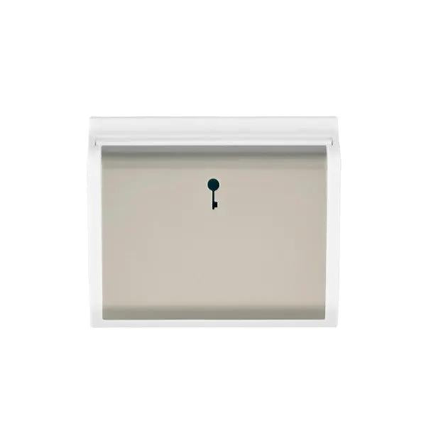 E/Fix 10A (6AX) Card Swt 50x50 SS/WH