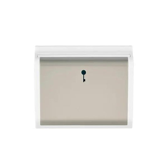 E/Fix 10A (6AX) Card Swt 50x50 SS/WH