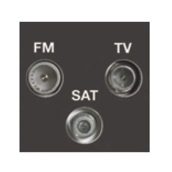 E/Fix Non-Iso DAB TV+FM+SAT 50x50 BL