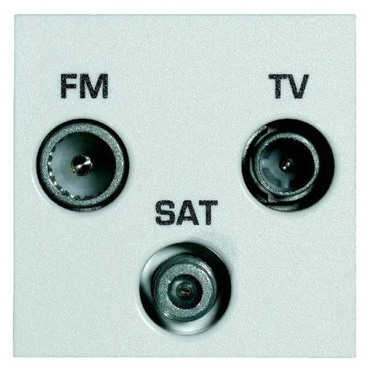 E/Fix Non-Iso DAB TV+FM+SAT 50x50 WH