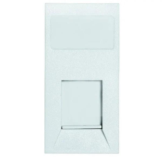 E/Fix RJ12 Outlet-Unshield 25x50 WH