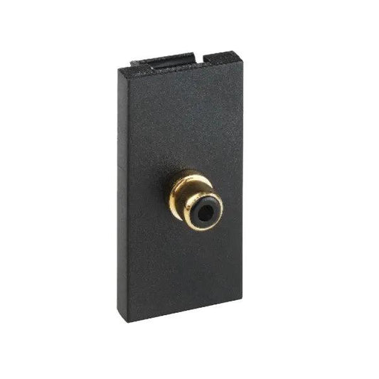 E/Fix 1xGold Phono/Audio Skt 25x50 BL