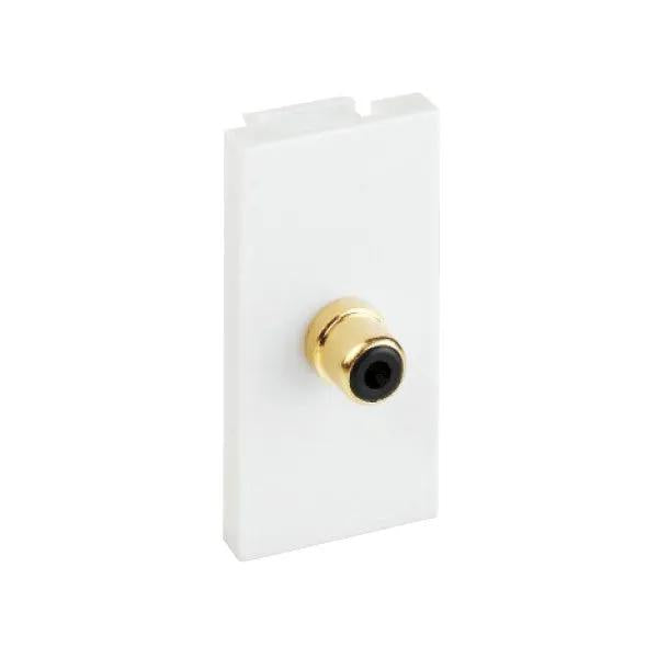 E/Fix 1xGold Phono/Audio Skt 25x50 WH