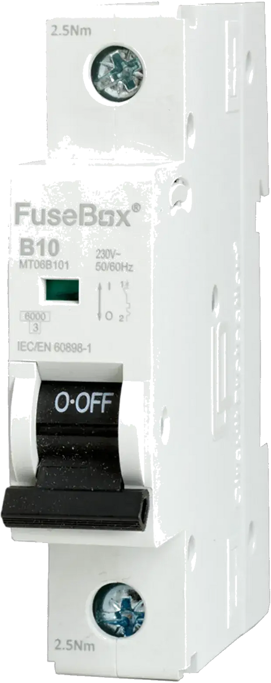 Fusebox 10A B CURVE MCB 6kA 1P - Electrical Fusebox 10A B CURVE MCB 6kA 1P Electrical