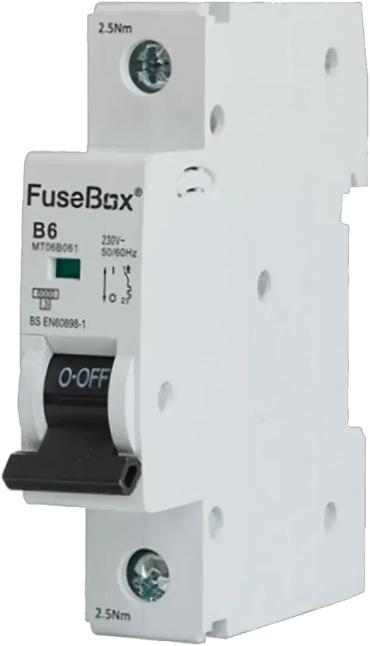 Fusebox 50A B CURVE MCB 6kA 1P - Electrical Fusebox 50A B CURVE MCB 6kA 1P Electrical