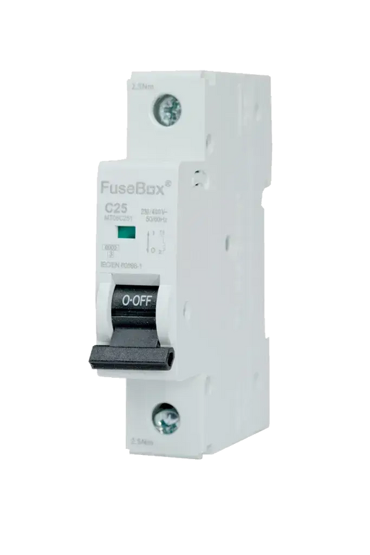 Fusebox 25A *C CURVE MCB 6kA 1P - Electrical Fusebox 25A *C CURVE MCB 6kA 1P Electrical