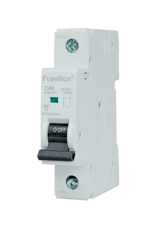 Fusebox 40A *C CURVE MCB 6kA 1P - Electrical Fusebox 40A *C CURVE MCB 6kA 1P Electrical