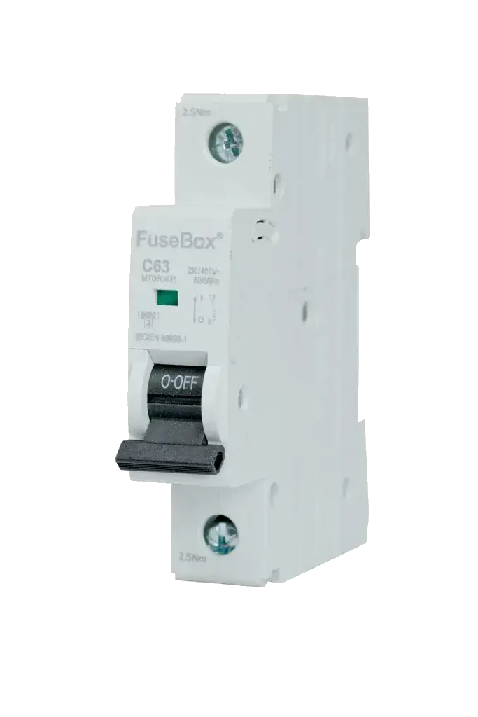 Fusebox 63A *C CURVE MCB 6kA 1P - Electrical Fusebox 63A *C CURVE MCB 6kA 1P Electrical