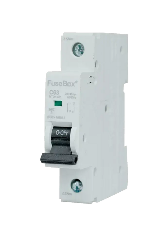 Fusebox 63A *C CURVE MCB 6kA 1P - Electrical Fusebox 63A *C CURVE MCB 6kA 1P Electrical