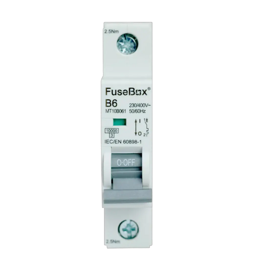 Fusebox 6A B CURVE MCB 10KA 1P - Electrical Fusebox 6A B CURVE MCB 10KA 1P Electrical
