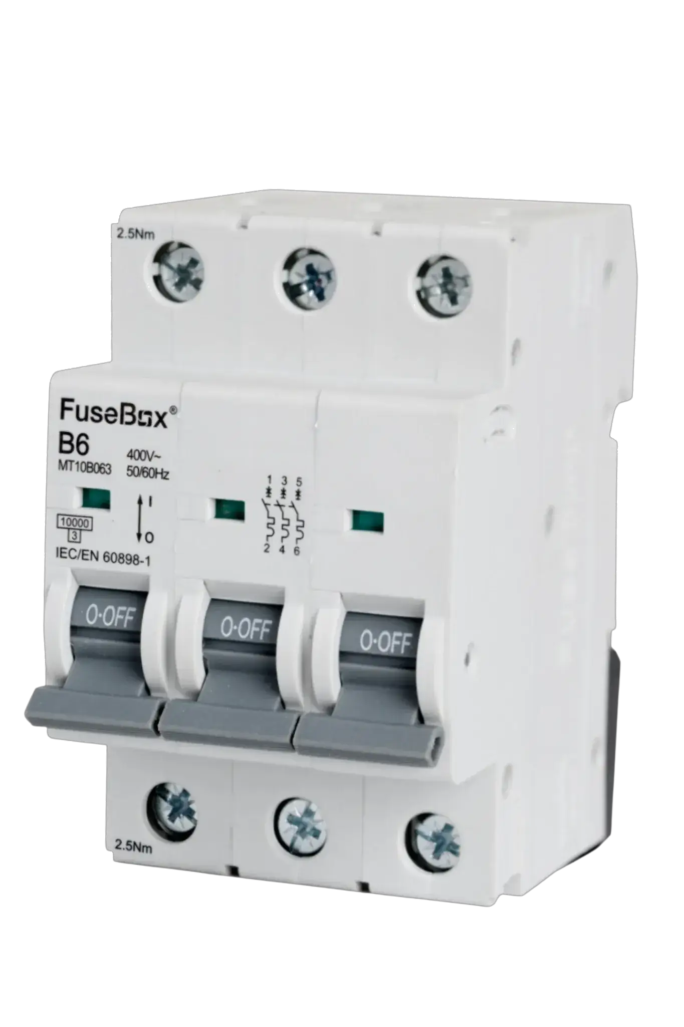 Fusebox 6A B CURVE MCB 10KA 3P - Electrical Fusebox 6A B CURVE MCB 10KA 3P Electrical