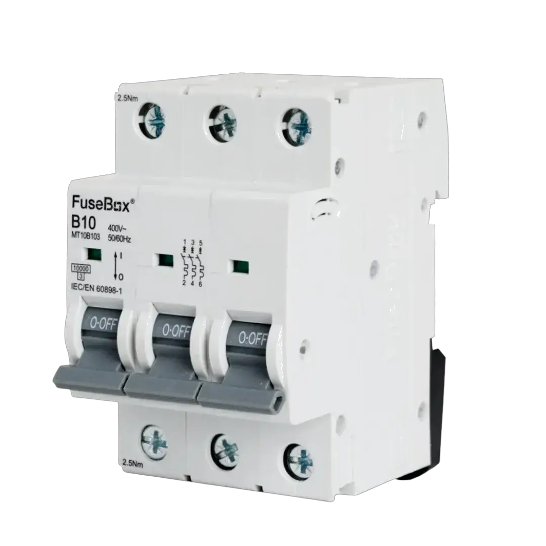 Fusebox 10A B CURVE MCB 10kA 3P - Electrical Fusebox 10A B CURVE MCB 10kA 3P Electrical