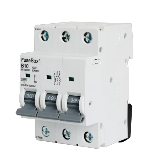 Fusebox 10A B CURVE MCB 10kA 3P - Electrical Fusebox 10A B CURVE MCB 10kA 3P Electrical