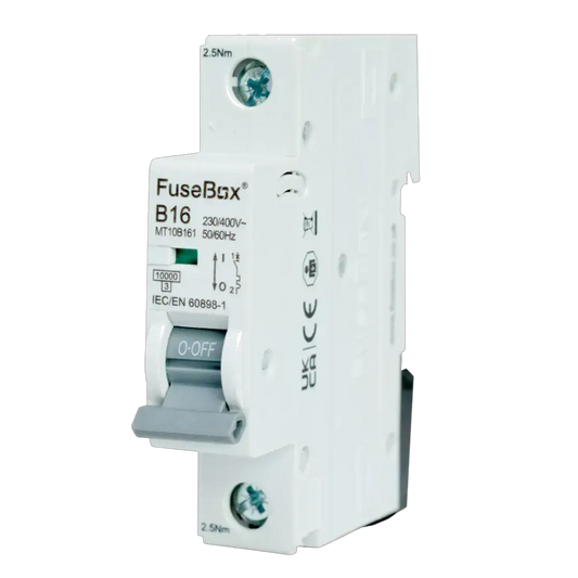 Fusebox 16A B CURVE MCB 10kA 1P - Electrical Fusebox 16A B CURVE MCB 10kA 1P Electrical