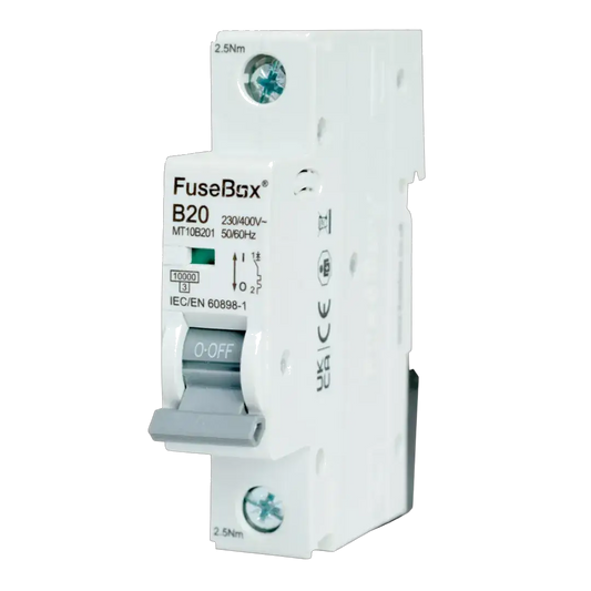 Fusebox 20A B CURVE MCB 10kA 1P - Electrical Fusebox 20A B CURVE MCB 10kA 1P Electrical