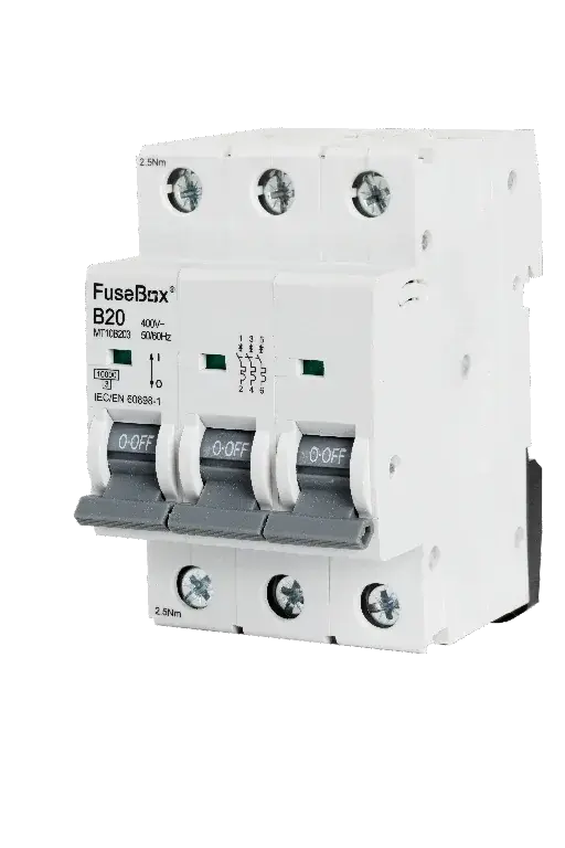 Fusebox 20A B CURVE MCB 10kA 3P - Electrical Fusebox 20A B CURVE MCB 10kA 3P Electrical