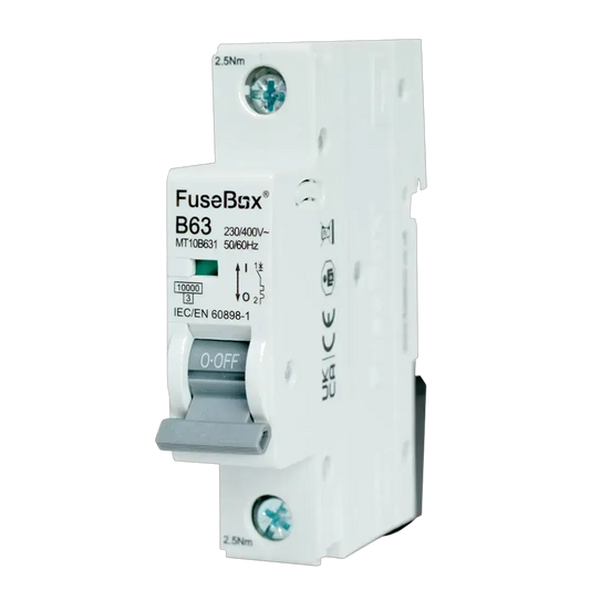 Fusebox 63A B CURVE MCB 10kA 1P - Electrical Fusebox 63A B CURVE MCB 10kA 1P Electrical