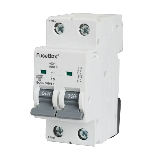 Fusebox 6A C CURVE MCB 10kA 2P - Electrical Fusebox 6A C CURVE MCB 10kA 2P Electrical