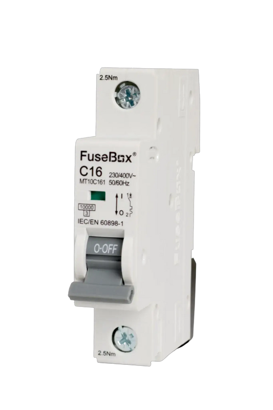 Fusebox 16A C CURVE MCB 10kA 1P - Electrical Fusebox 16A C CURVE MCB 10kA 1P Electrical