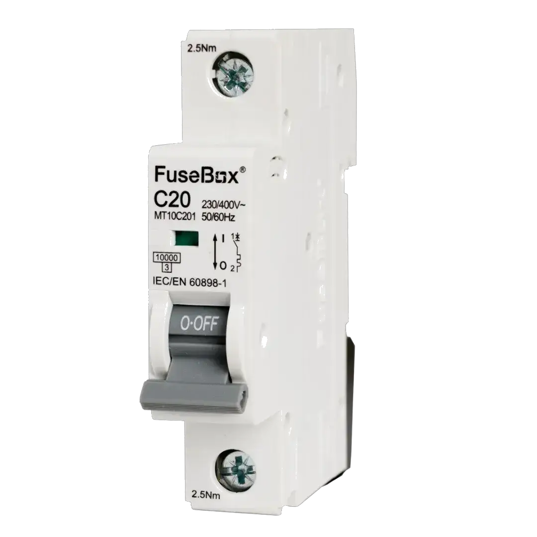 Fusebox 20A C CURVE MCB 10kA 1P - Electrical Fusebox 20A C CURVE MCB 10kA 1P Electrical
