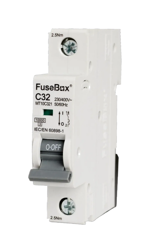 Fusebox 32A C CURVE MCB 10kA 1P - Electrical Fusebox 32A C CURVE MCB 10kA 1P Electrical